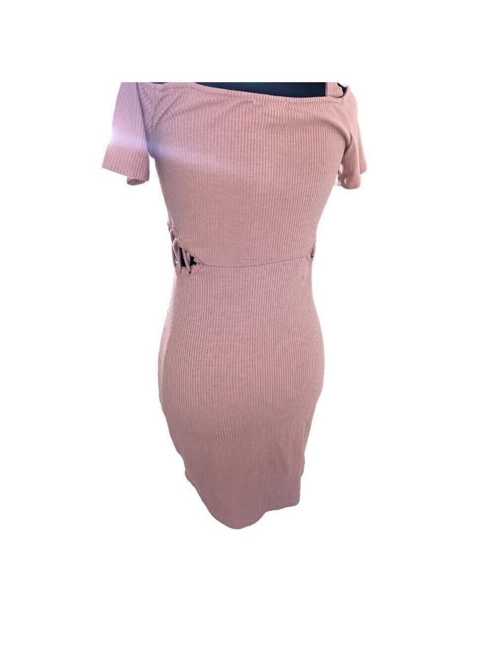 Women's Mauve Mid-length Dress Size Medium |BB-DSST-TM0624-2 - Picture 6 of 8